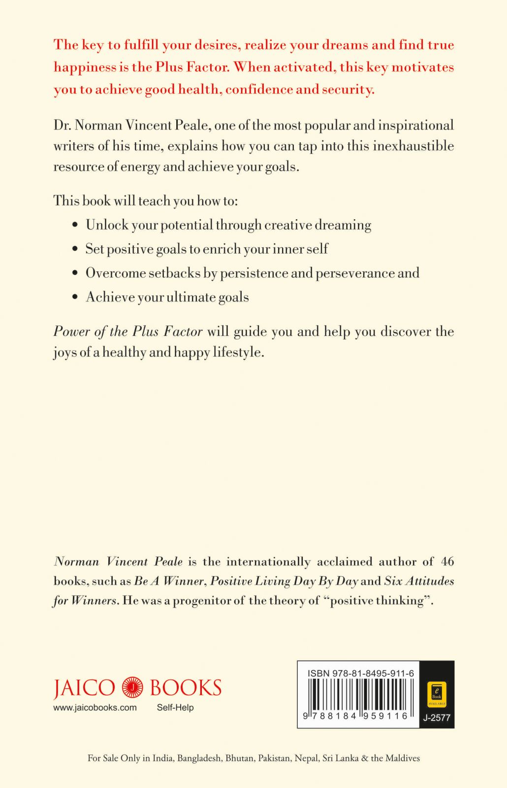Power of the Plus Factor
