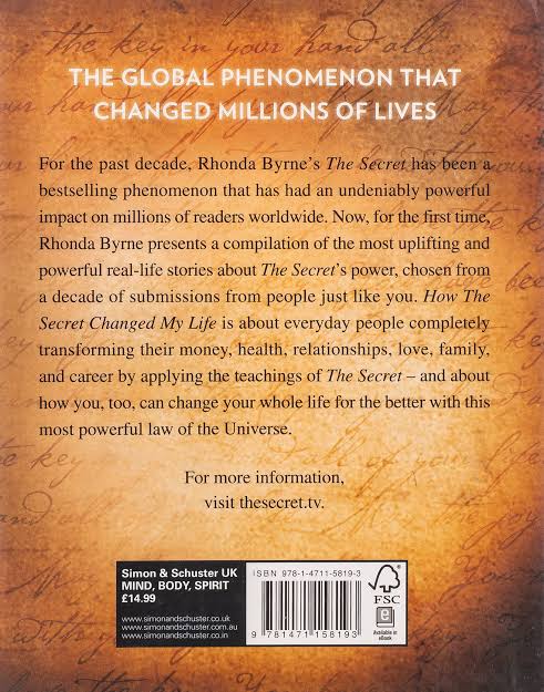 How the secret changed my life